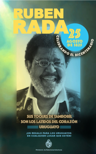 Afiche informativo del concierto de Rada