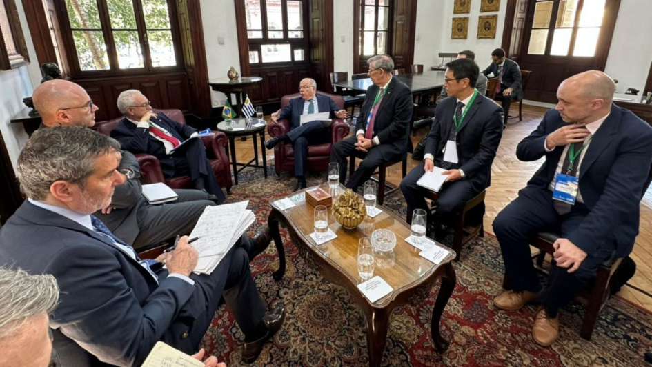 Reunión con Mauro Viera, canciller de Brasil