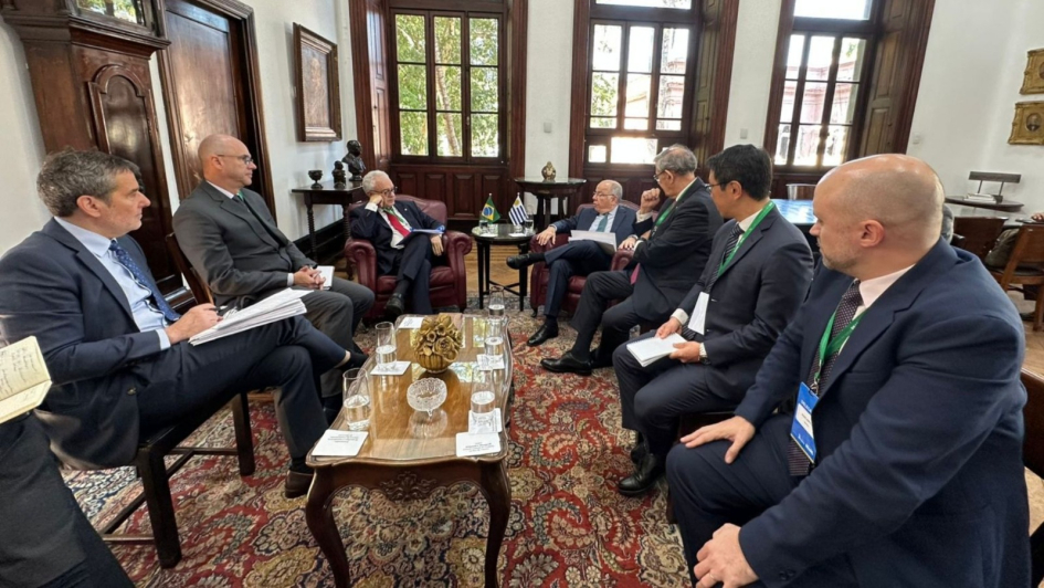 Reunión con Mauro Viera, canciller de Brasil