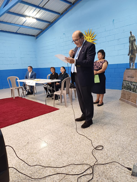 Conmemoración del 176° Aniversario del fallecimiento del General José Gervasio Artigas Escuela Uruguay