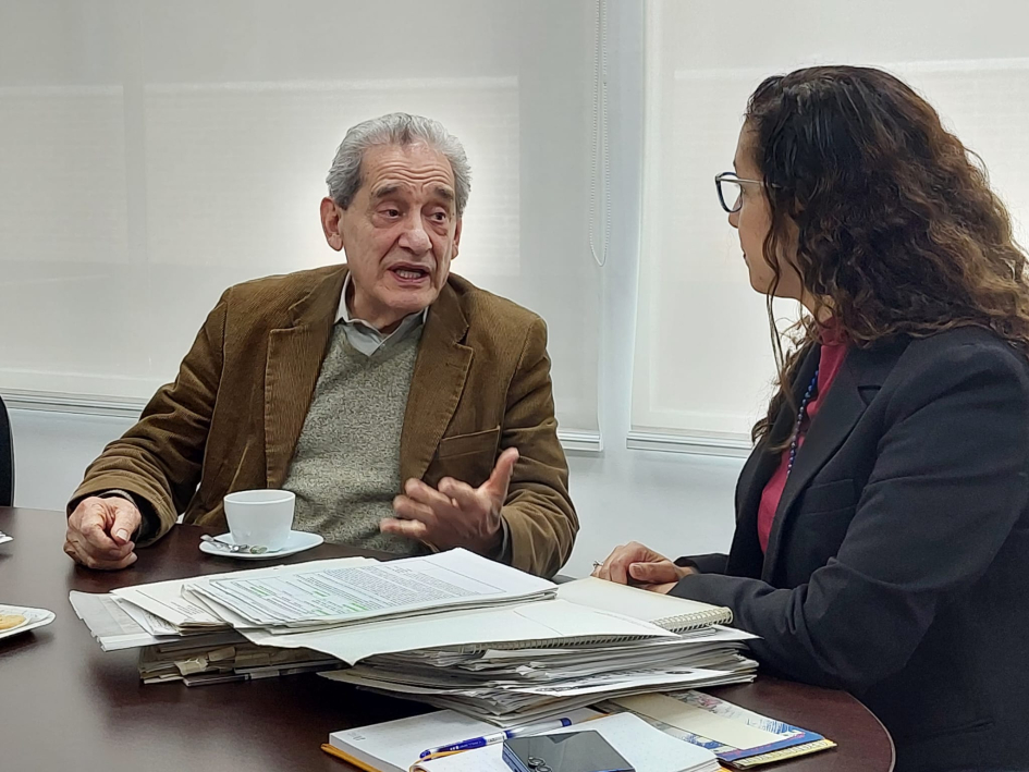 Ingeniero Camilo Cárdenas Giraldo y Embajadora Mercedes Corominas Galloso