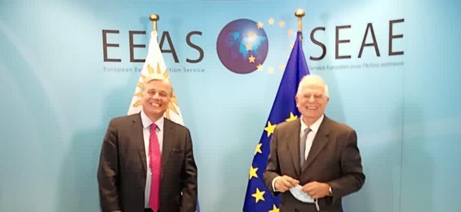 Bustillo y Borrell en Bruselas Bustillo y Borrell en Bruselas