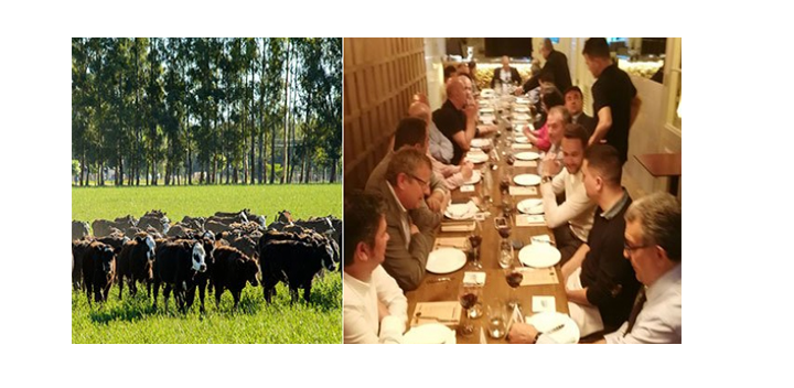 Degustación de carne Personas en la degustación de carne