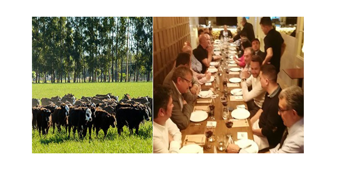 Personas en la degustación de carne