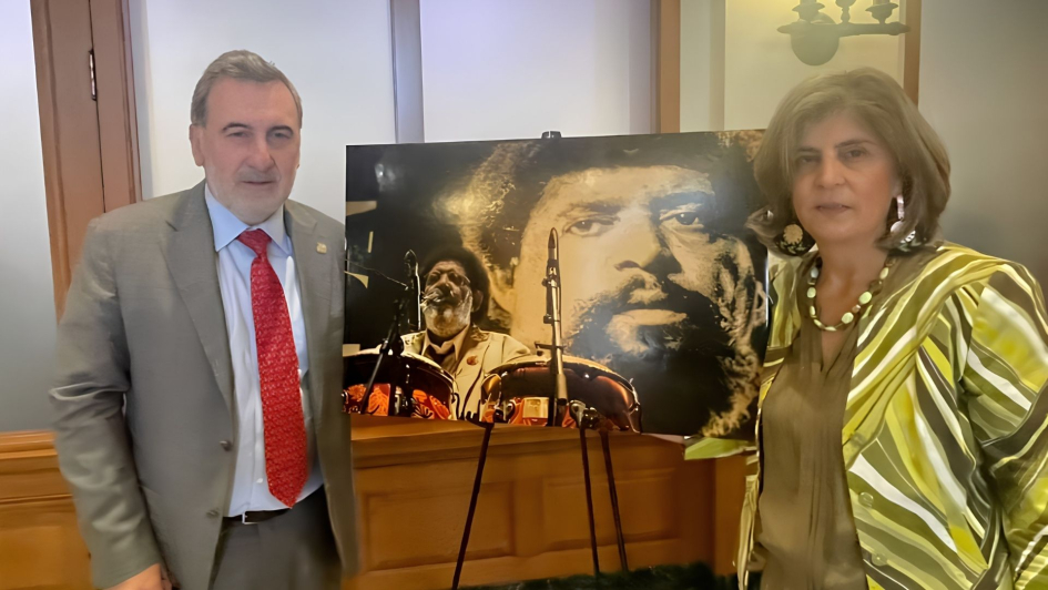 Edison Lanza, Embajador de Uruguay ante la OEA y Laura Gil, Secretaria General Adjunta de la OEA