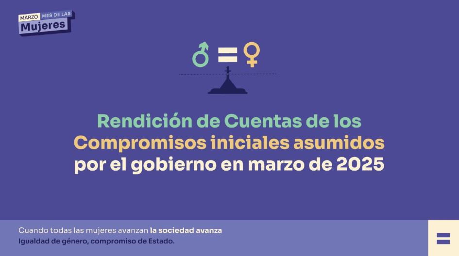 Rendición de cuentas en materia de género Caratula rendición de cuentas