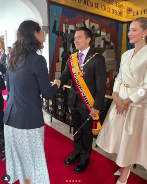 Visita Oficial Vicecanciller Valeria Csukasi Posesión de Mando Presidencial