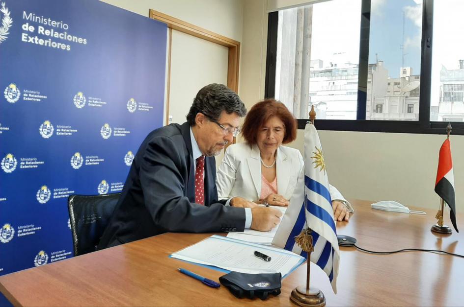 Suscripción de Memorandum de Entendimiento entre Uruguay y Emiratos Árabes Unidos Suscripción de Memorandum de Entendimiento entre Uruguay y Emiratos Árabes Unidos