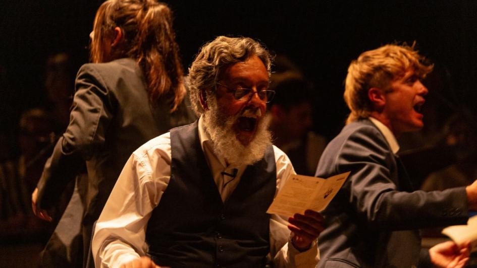 Escena de la obra "Entre Rimas y Riberas" Escena de la obra "Entre Rimas y Riberas"