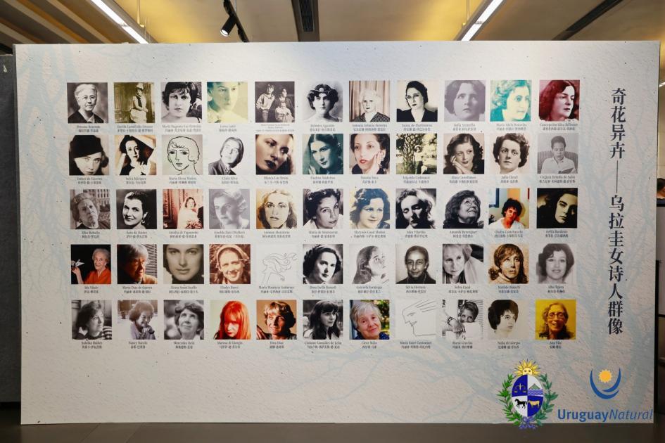Exposición de fotografías de poetas uruguayas. Imágenes de poetas uruguayas