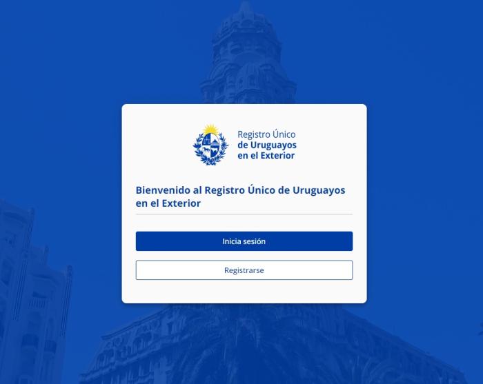 Registro Único de Uruguayos en el Exterior - RUUE