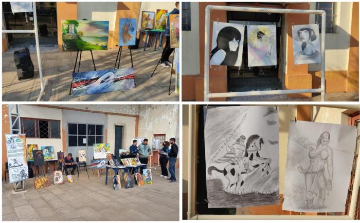 Primera exposición del Atelier Trinacional Charrúa en Barra de Quaraí