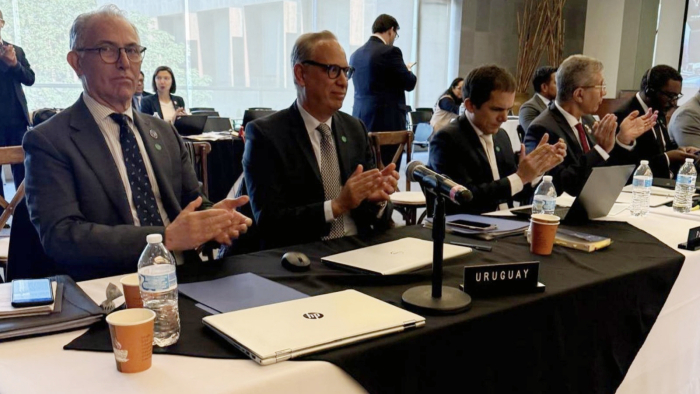 Embajador Juan Carlos Ojeda Viglione en la reunión de OPANAL