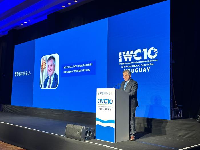 Uruguay recibió por primera vez cumbre global sobre aguas internacionales