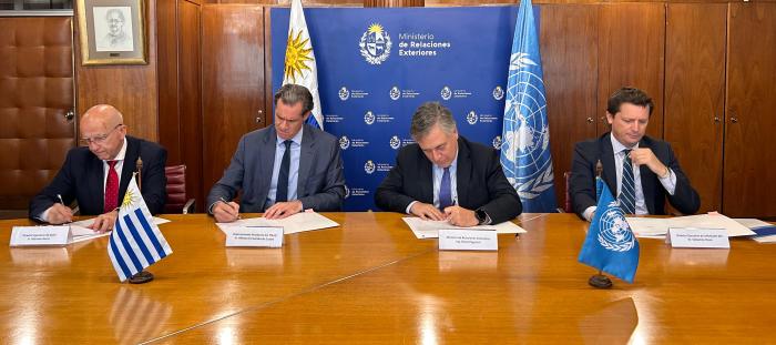 Firma de documentos con el Programa De Naciones Unidas para el Desarrollo – Colaboración Expo Osaka 
