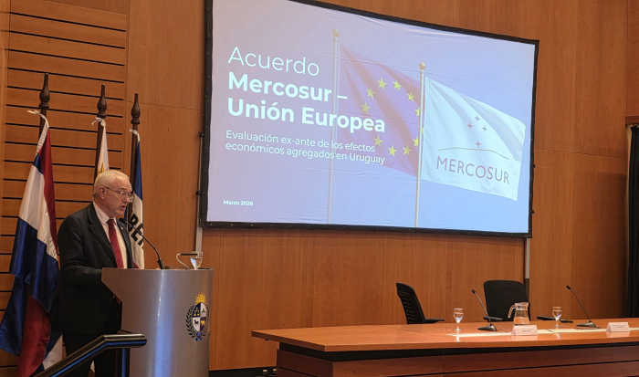 Canciller en la presentación del Estudio de Impacto Acuerdo MERCOSUR - Unión Europea