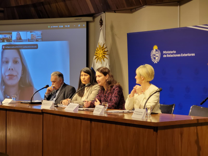 Panel de presentación de la publicación