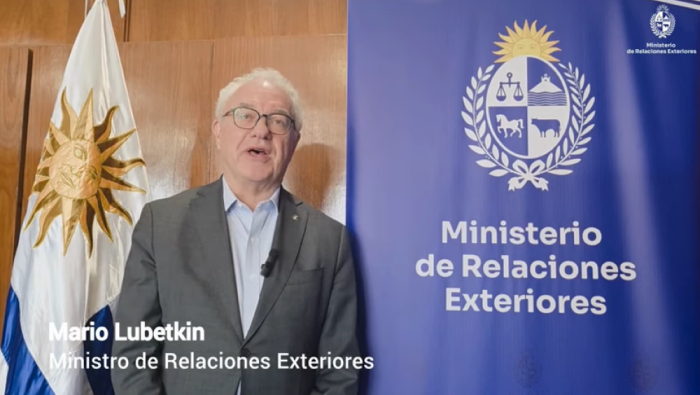Canciller Lubetkin. Ministro de Relaciones Exteriores Ministro de Relaciones Exteriores