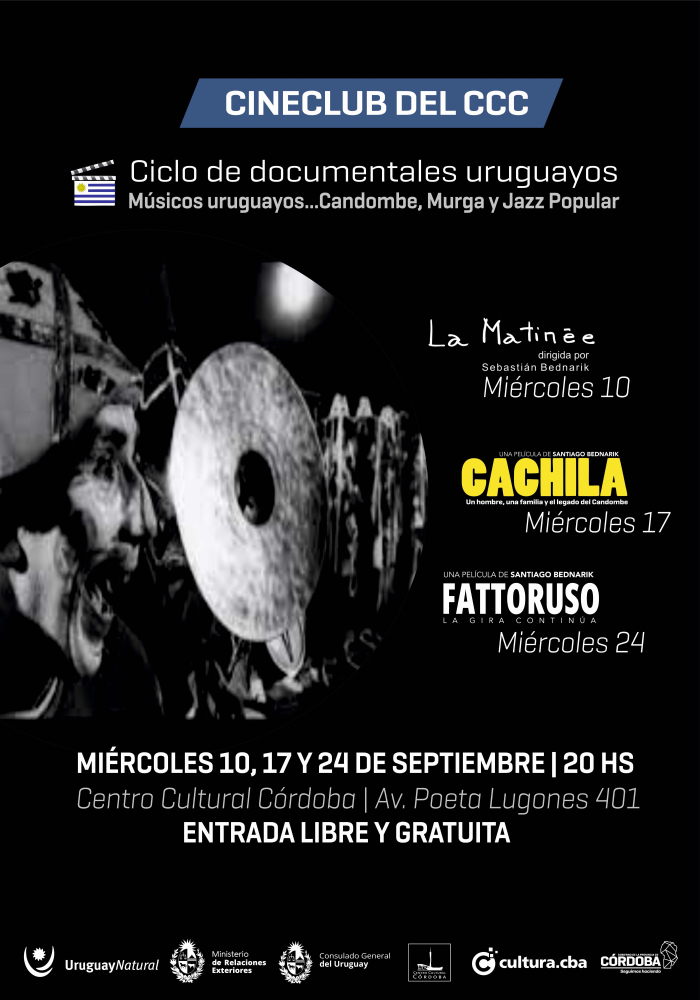 Afiche del Ciclo de documentales (10, 17, y 24/09/2025)