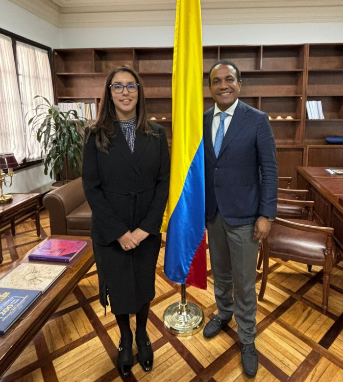 Embajadora Mercedes Corominas y Director de América Dr. Rafael Orozco