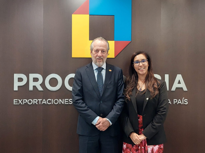 Presidente de ProColombia, Presidente, Samuel Bluman Levy y Embajadora Mercedes Corominas Galloso Presidente de ProColombia, Presidente, Samuel Bluman Levy y Embajadora Mercedes Corominas Galloso