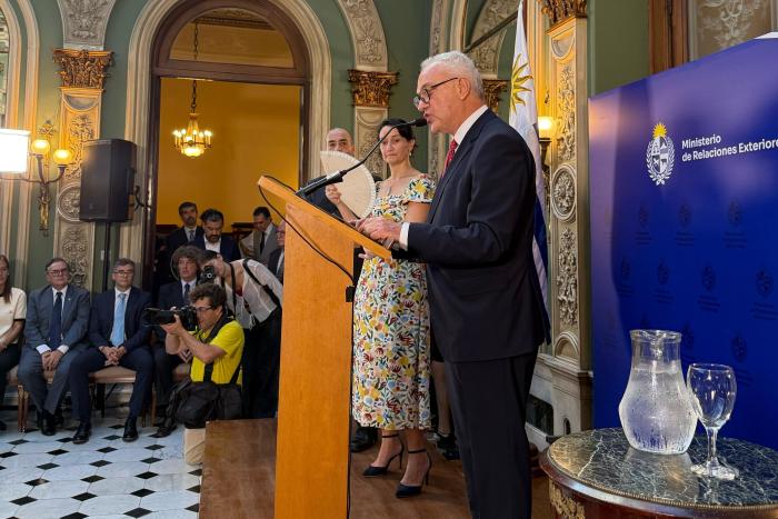 Discurso del canciller Lubetkin - Ceremonia de asunción de las autoridades del Ministerio de Relacio