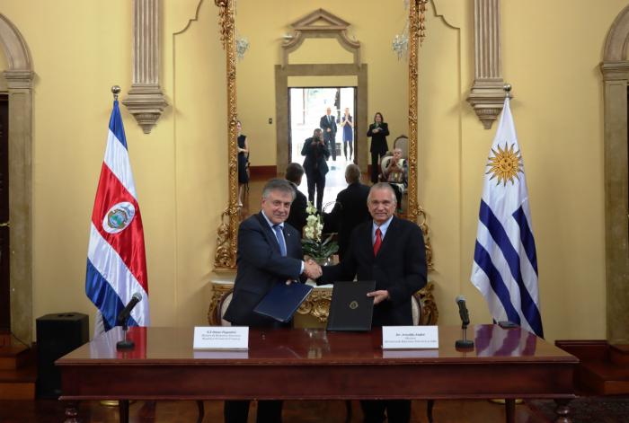 Reunión bilateral de cancilleres Uruguay - Costa Rica