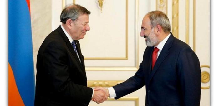 Canciller Nin Novoa con Primer Ministro de Armenia, Nikol Pashinyan Canciller Nin Novoa con Primer Ministro de Armenia, Nikol Pashinyan