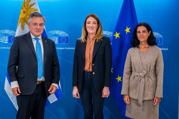 Paganini y Arbeleche dialogaron sobre Acuerdo Mercosur-UE con altas autoridades de la Unión Europea Paganini y Arbeleche dialogaron sobre Acuerdo Mercosur-UE con altas autoridades de la Unión Europea