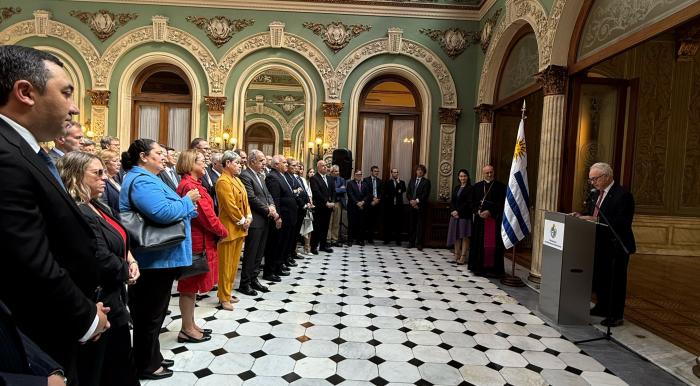 Discurso - Saludo del canciller al cuerpo diplomático acreditado en Uruguay