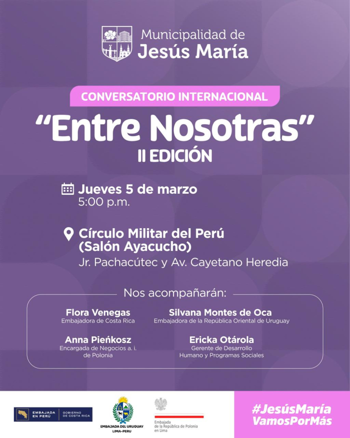 Invitación oficial al conversatorio