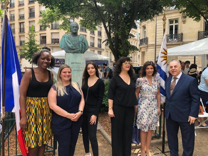 Conmemoración de Artigas en Francia