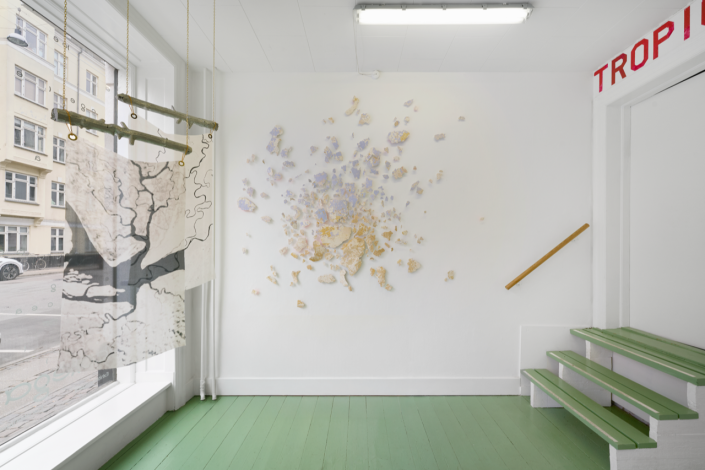 One of the artworks by the artists in the gallery