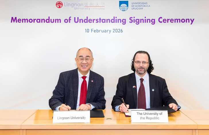 Firma de Memorándum de Entendimiento entre la Universidad de la República y Lingnan University