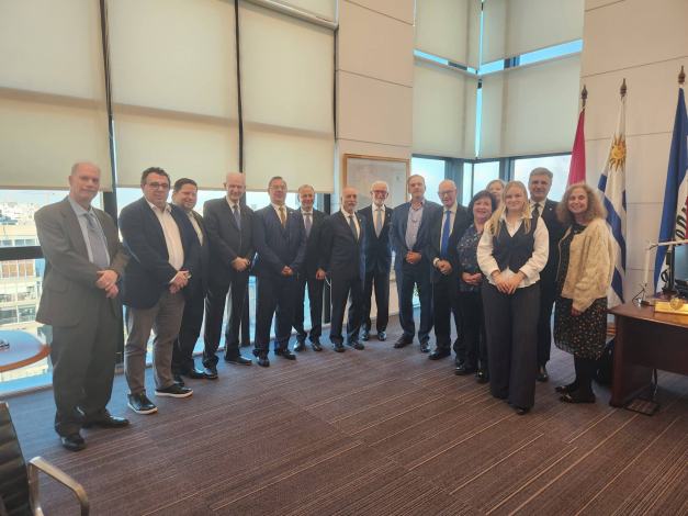 President Orsi with the delegation