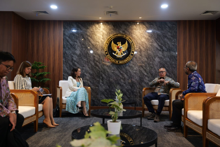 Reunión subsecretaria Csukasi con viceministro de Relaciones Exteriores de Indonesia