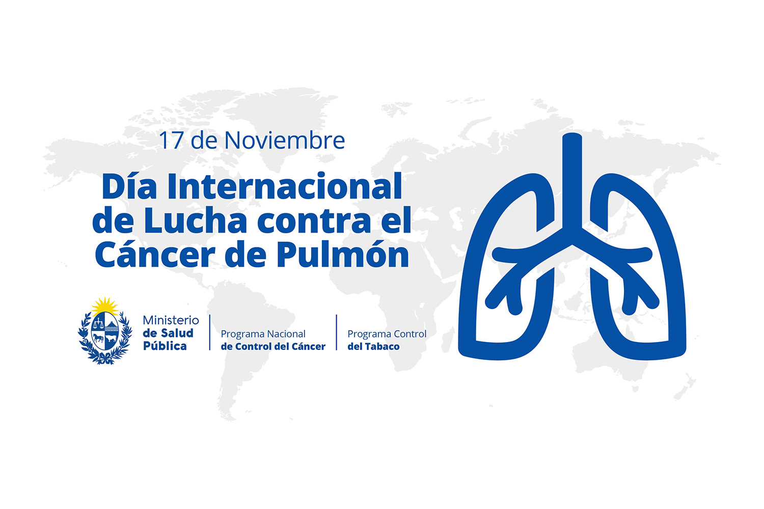 Imagen día mundial de lucha contra el cáncer de pulmón 