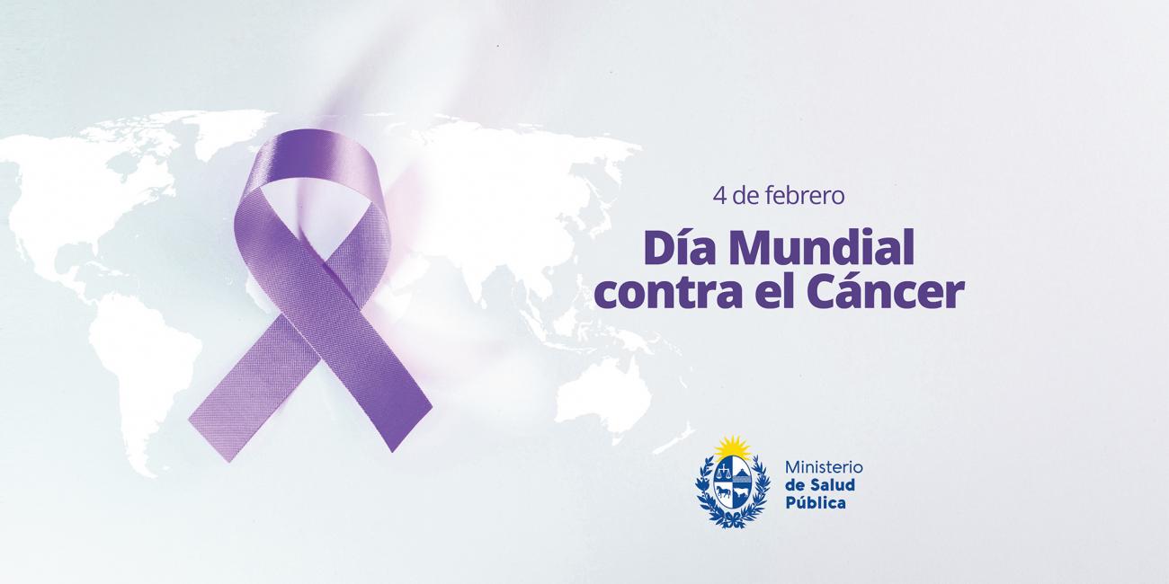 placa Día Mundial contra el Cáncer 