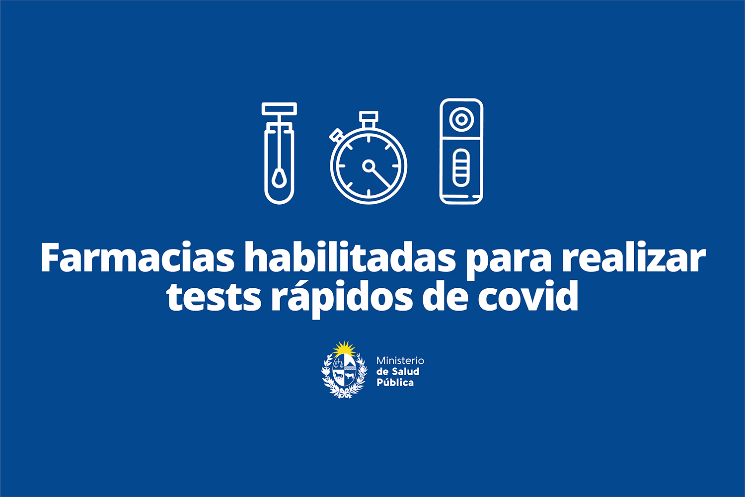 Farmacias habilitadas para realizar test rápidos de covid