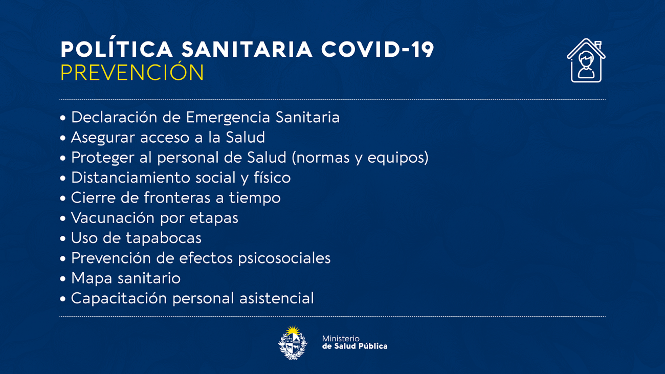 placa política sanitaria