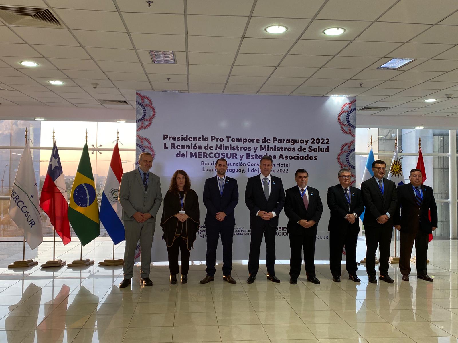Autoridades en Reunión de Ministros de Salud del Mercosur