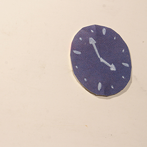 reloj indica el paso del tiempo