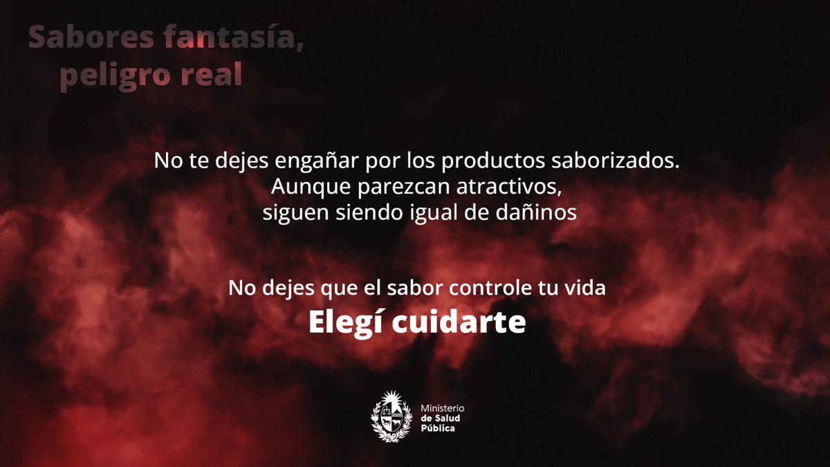 No te dejes engañar por los productos saborizados. Aunque parezcan atractivos, siguen siendo igual de dañinos. No dejes que el sabor controle tu vida. Elegí cuidarte.