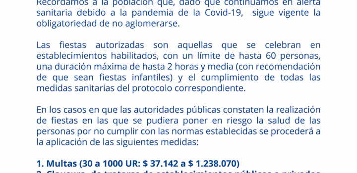 Placa comunicado