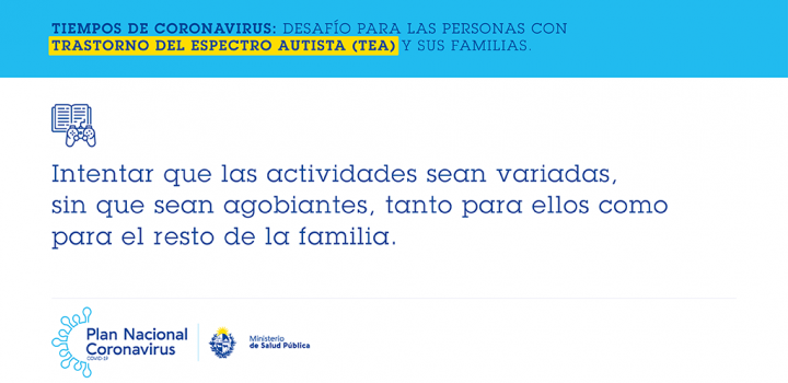 Intentar que las actividades sean variadas