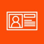 ícono de cédula de identidad