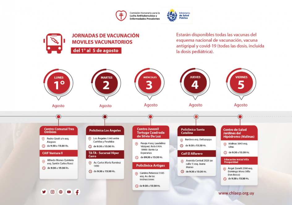 Calendario vacunatorio móvil
