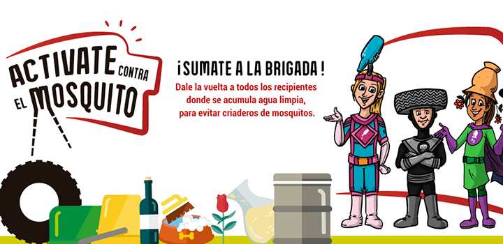 Imagen de la campaña Activate contra el mosquito Imagen de la campaña Activate contra el mosquito