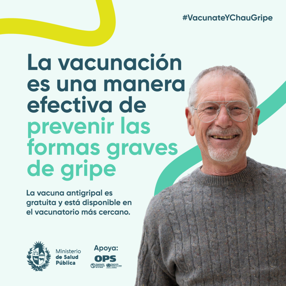 Protección de las personas mayores de 65 años. La vacunación es una manera efectiva de prevenir las formas graves de gripe en personas mayores.