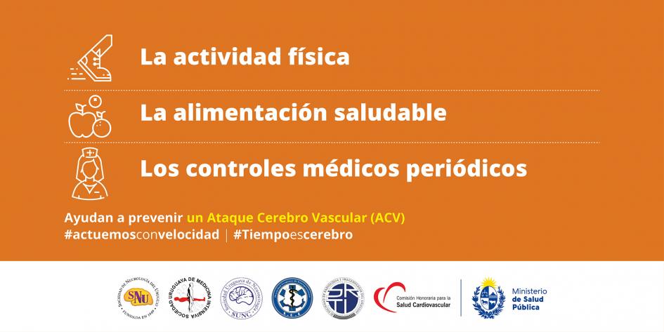 La actividad física, alimentación saludable y los controles médicos periódicos ayudan a prevenir ACV